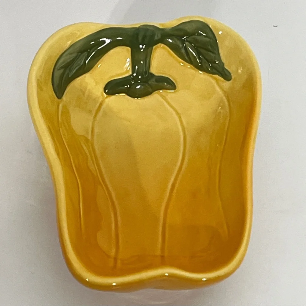 Williams Sonoma Jardin Potager Vegetable Collection Condiment Dipping Bowl Set